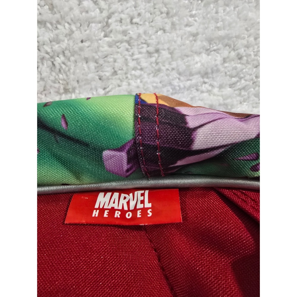 Marvel Heroes Backpack Red Spider-Man Iron Man Hulk Comic Book School Bag - Picture 8 of 13